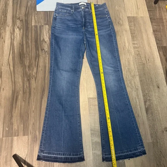 LOFT Denim Flare Wide-Leg Jeans - Picture 9 of 9